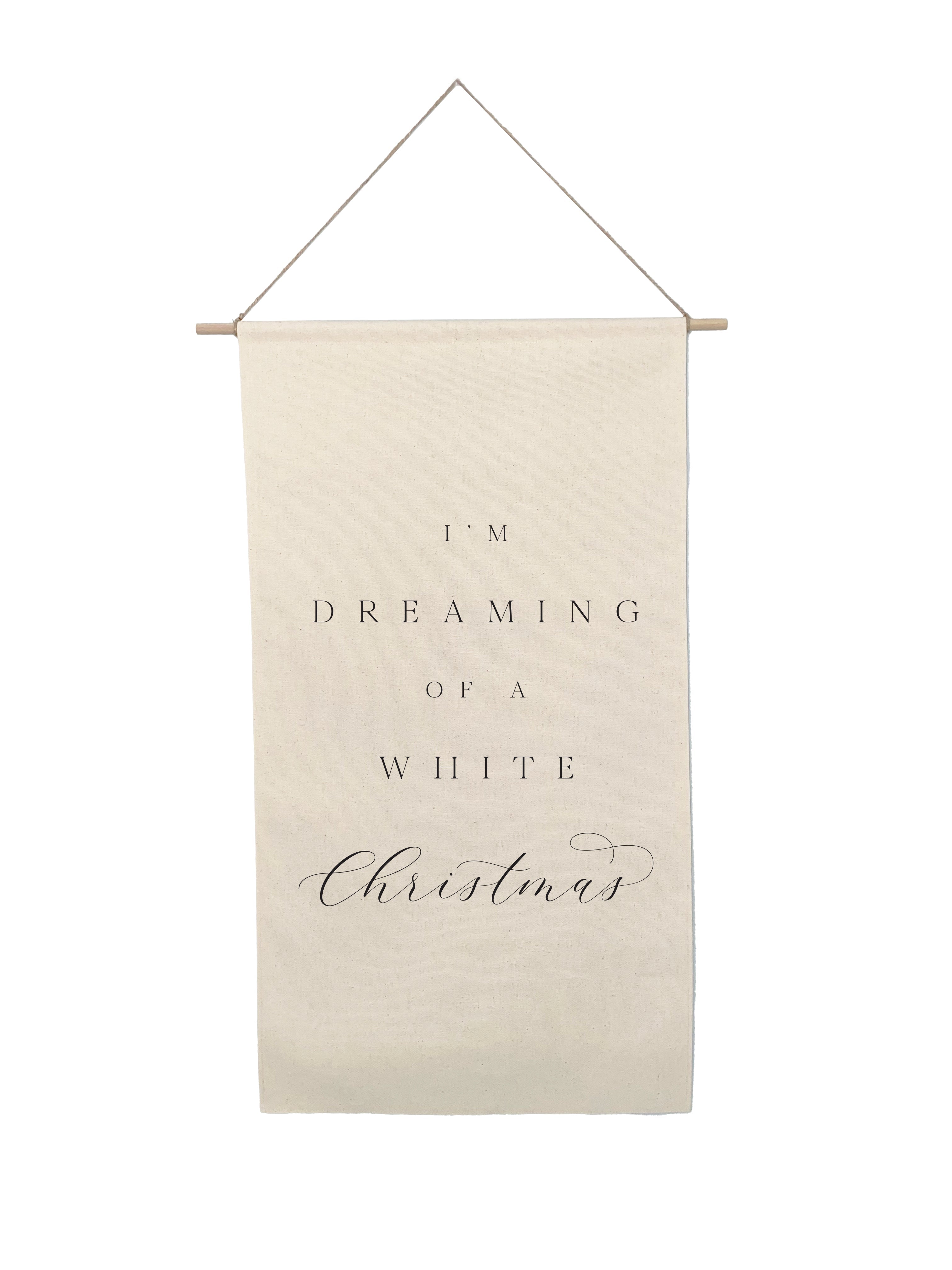 Small Canvas Scroll - Holiday Words