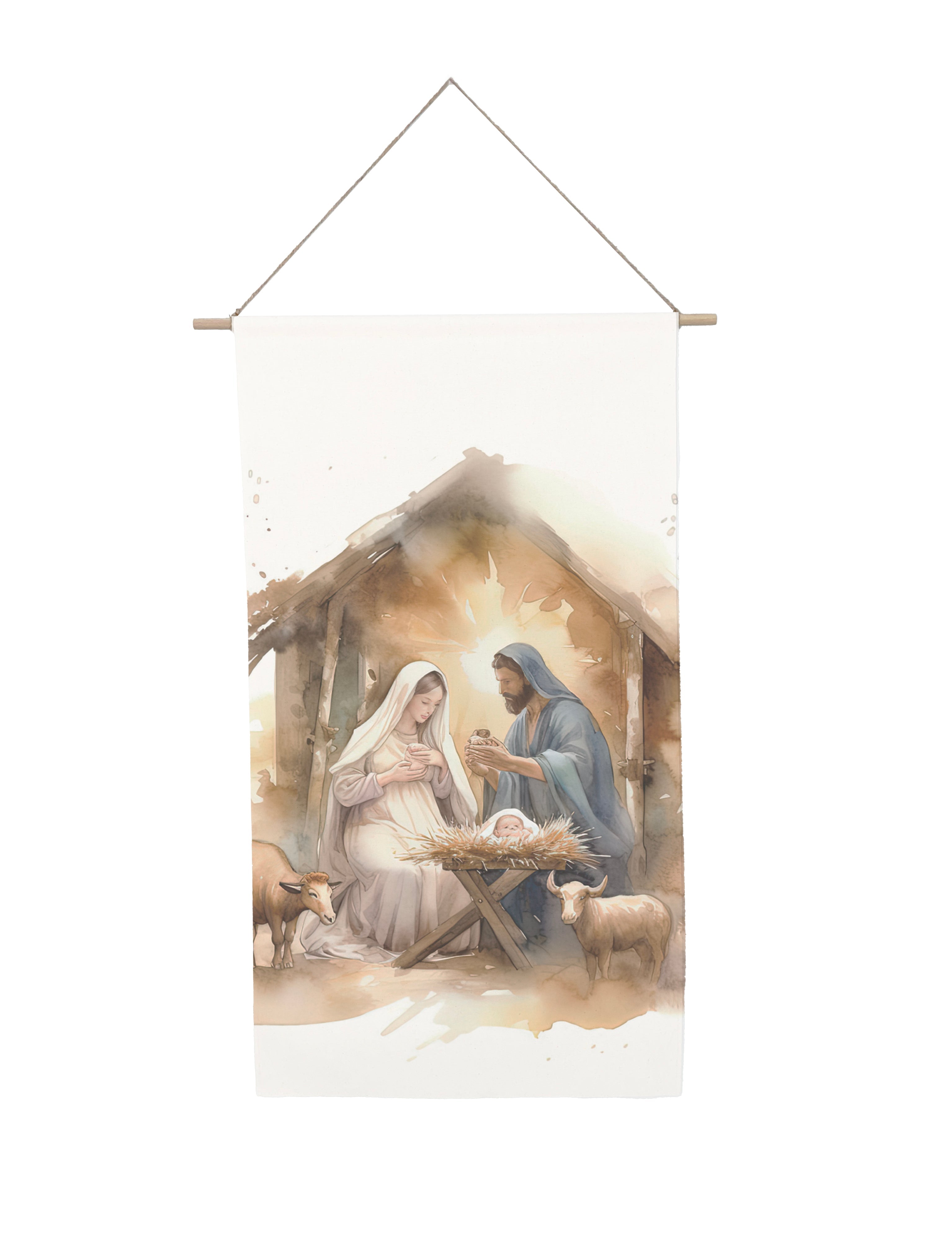 Small Canvas Scroll - Holiday Scenes