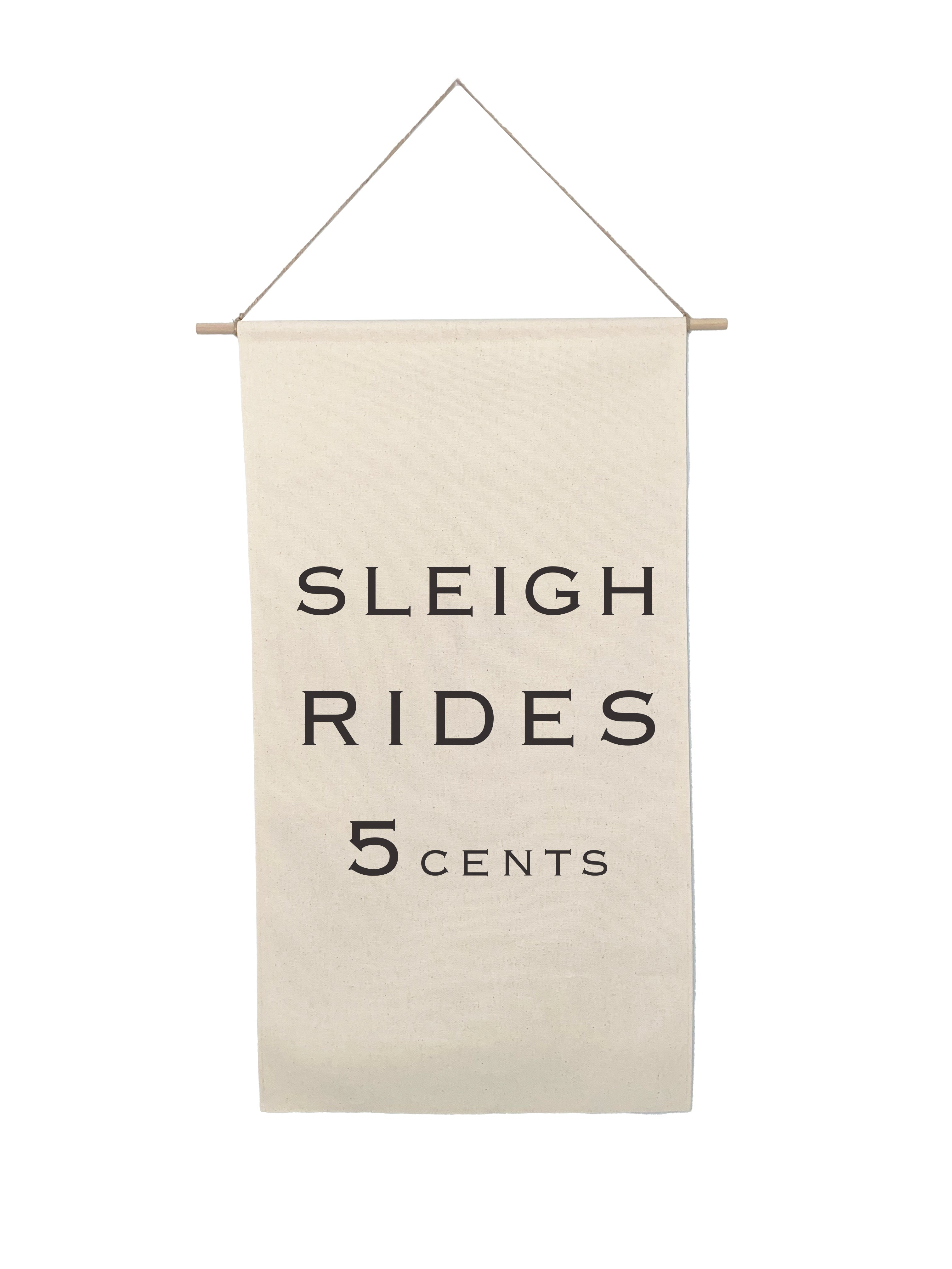 Small Canvas Scroll - Holiday Words