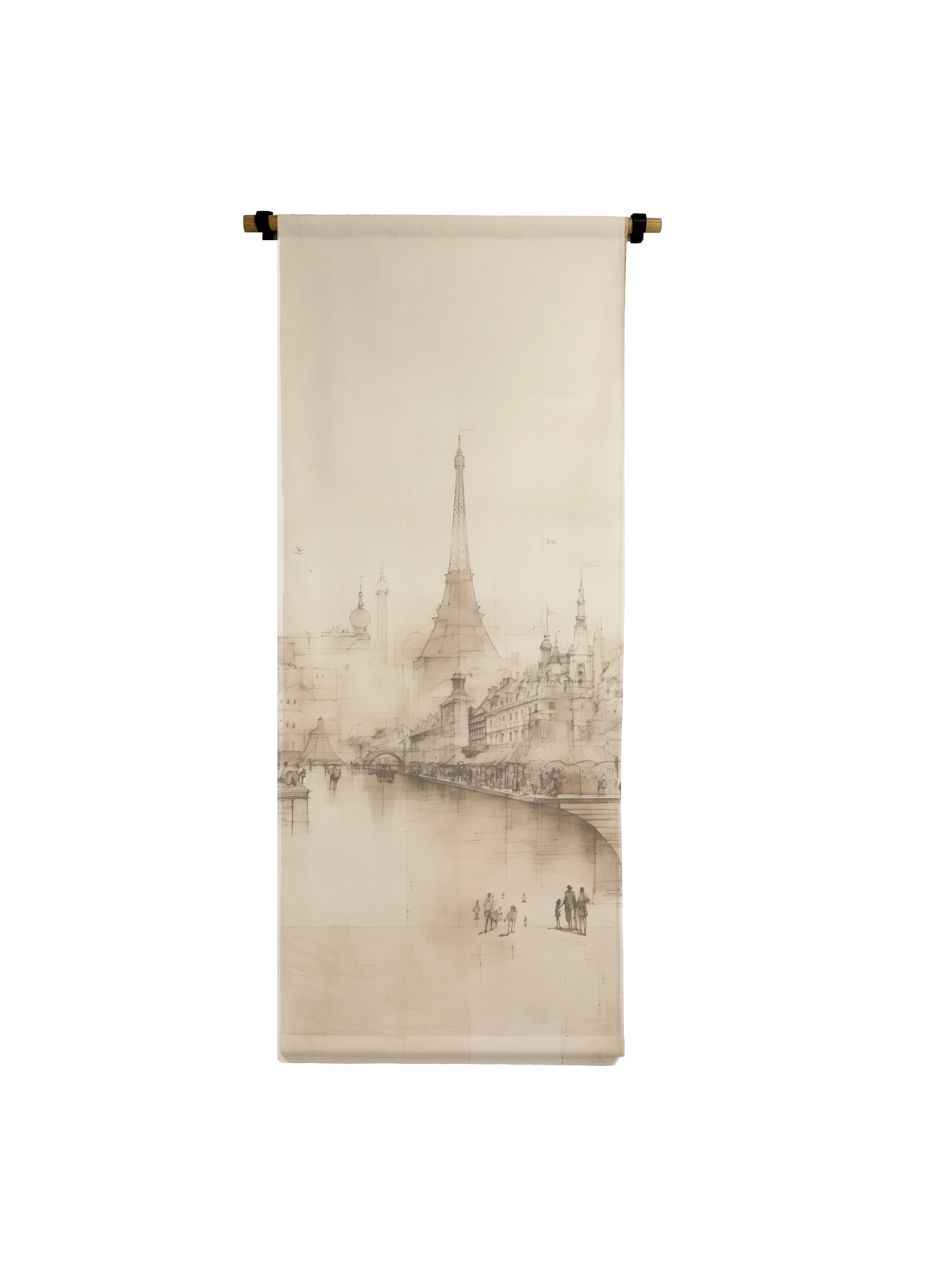 6' Vertical Canvas Scrolls